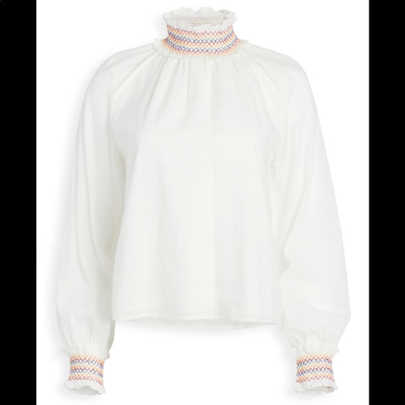 Warm nyc brand daisy blouse size 2 - Picture 1 of 7